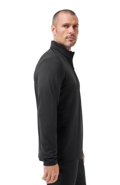 Travis Mathew Heater Pro 1/4Zip Herren Sweatshirt, schwarz