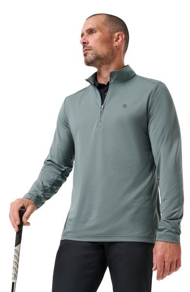 Travis Mathew Heater Pro 1/4Zip Herren Sweatshirt, balsam green