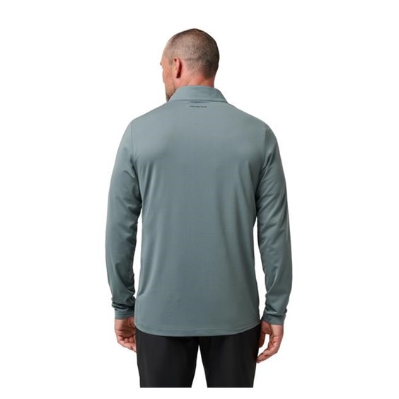 Travis Mathew Heater Pro 1/4Zip Herren Sweatshirt, balsam green