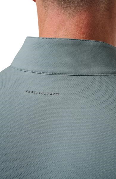 Travis Mathew Heater Pro 1/4Zip Herren Sweatshirt, balsam green