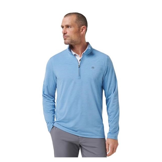 Travis Mathew Heater Pro 1/4Zip Herren Sweatshirt, pacific coast