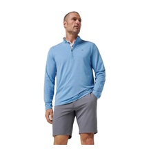 Travis Mathew Heater Pro 1/4Zip Herren Sweatshirt, pacific coast