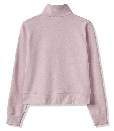 Travis Mathew Cloud Fleece Half-Zip Damen Sweatshirt, heather violet ice