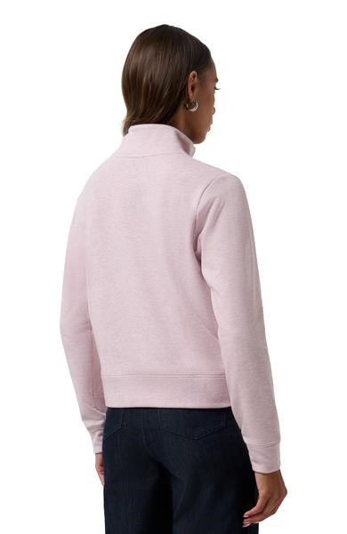 Travis Mathew Cloud Fleece Half-Zip Damen Sweatshirt, heather violet ice