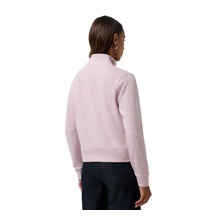 Travis Mathew Cloud Fleece Half-Zip Damen Sweatshirt, heather violet ice