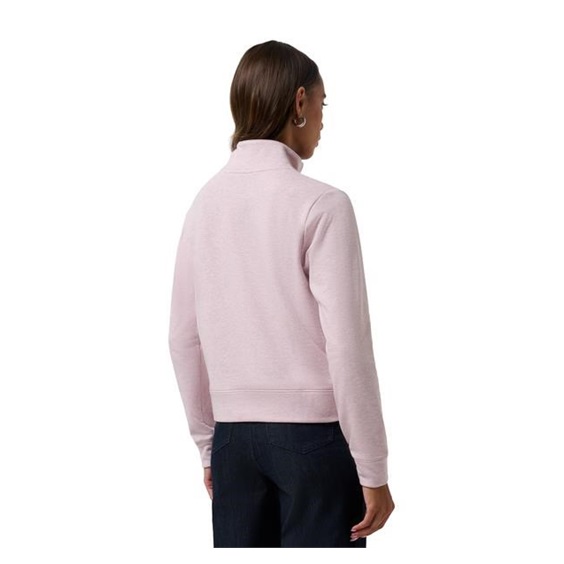 Travis Mathew Cloud Fleece Half-Zip Damen Sweatshirt, heather violet ice