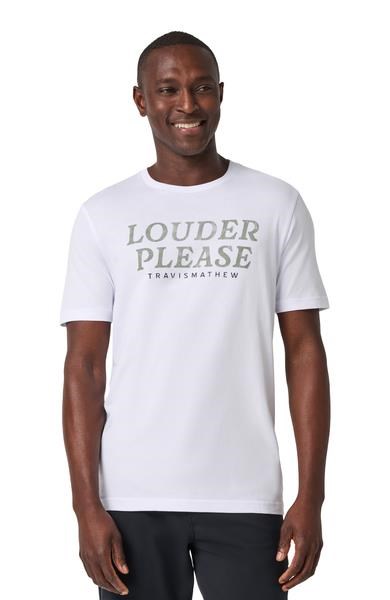 Travis Mathew Heater Pro 1/4Zip Herren T- Schirt, weiss