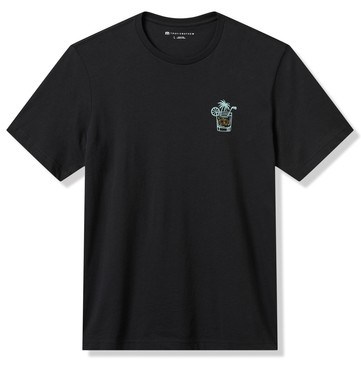 Travis Mathew Beverage Cart Tee Herren T- Schirt, schwarz