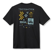 Travis Mathew Beverage Cart Tee Herren T- Schirt, schwarz