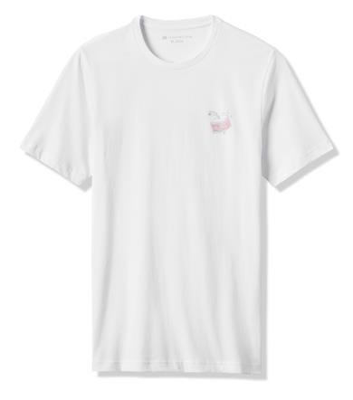 Travis Mathew Founding Member Tee Herren T- Schirt, weiss