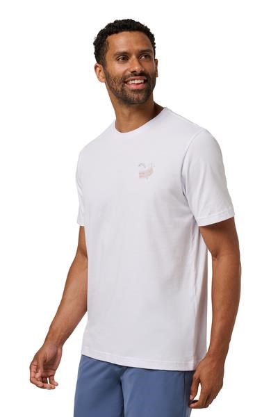 Travis Mathew Founding Member Tee Herren T- Schirt, weiss