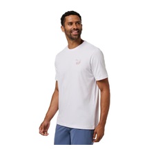 Travis Mathew Founding Member Tee Herren T- Schirt, weiss