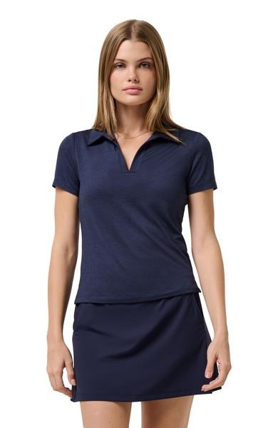 Travis Mathew Skyloft Light Damen Poloshirt, heather navy blazer
