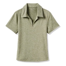 Travis Mathew Skyloft Light Damen Poloshirt, heather oil green