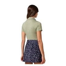 Travis Mathew Skyloft Light Damen Poloshirt, heather oil green