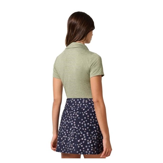 Travis Mathew Skyloft Light Damen Poloshirt, heather oil green