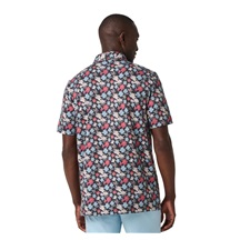Travis Mathew Featherweight Fairway Fit Herren Poloshirt, black/floral
