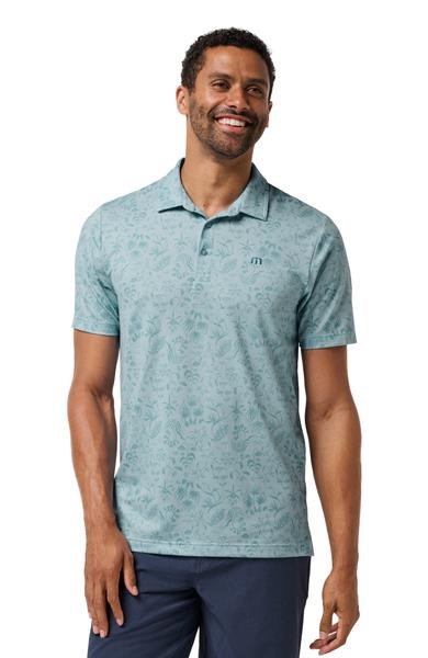 Travis Mathew Featherweight Paradise Herren Poloshirt, forget me now