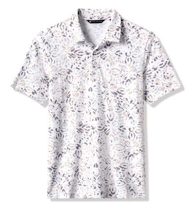 Travis Mathew Featherweight Chill Herren Poloshirt, weiss