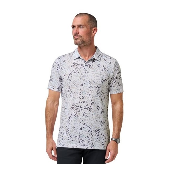 Travis Mathew Featherweight Chill Herren Poloshirt, weiss
