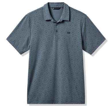 Travis Mathew Free Passage Herren Poloshirt, bering sea