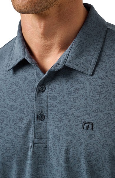 Travis Mathew Free Passage Herren Poloshirt, bering sea