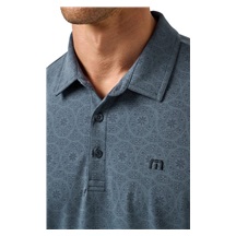 Travis Mathew Free Passage Herren Poloshirt, bering sea