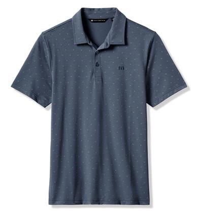 Travis Mathew Performance Jersey Wave Herren Poloshirt, bering sea