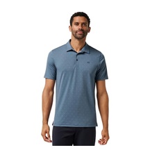 Travis Mathew Performance Jersey Wave Herren Poloshirt, bering sea