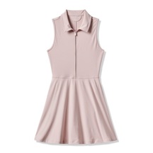 Travis Mathew Moveknit Sleeveless Polo Golfkleid, lila ice