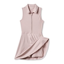 Travis Mathew Moveknit Sleeveless Polo Golfkleid, lila ice