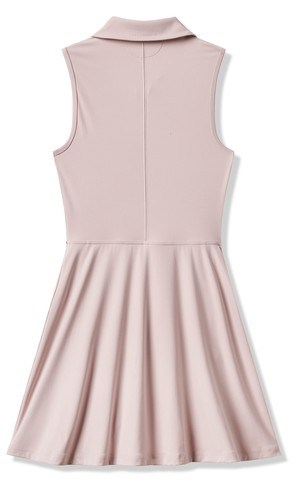 Travis Mathew Moveknit Sleeveless Polo Golfkleid, lila ice