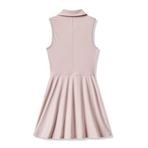 Travis Mathew Moveknit Sleeveless Polo Golfkleid, lila ice