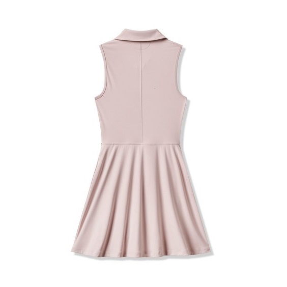 Travis Mathew Moveknit Sleeveless Polo Golfkleid, lila ice