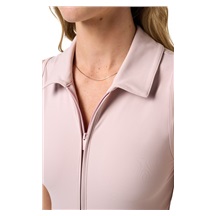 Travis Mathew Moveknit Sleeveless Polo Golfkleid, lila ice
