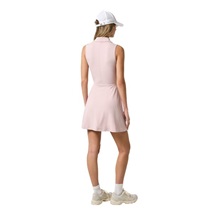 Travis Mathew Moveknit Sleeveless Polo Golfkleid, lila ice