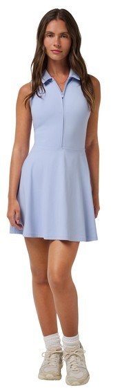 Travis Mathew Moveknit Sleeveless Polo Golfkleid, blau