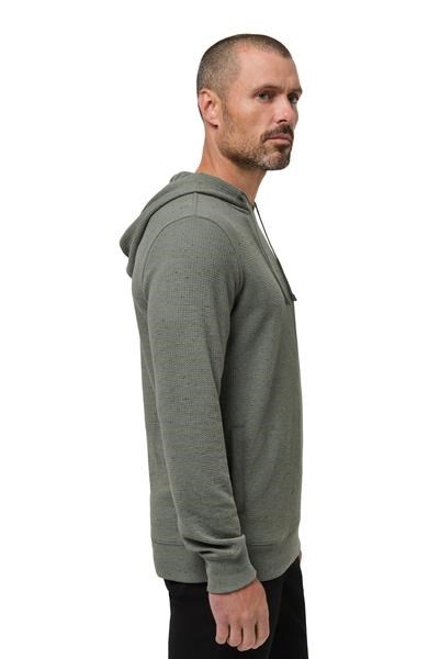Travis Mathew Cloud Wafle Herren Sweatshirt, dark olive