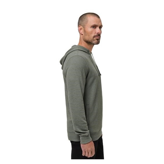 Travis Mathew Cloud Wafle Herren Sweatshirt, dark olive