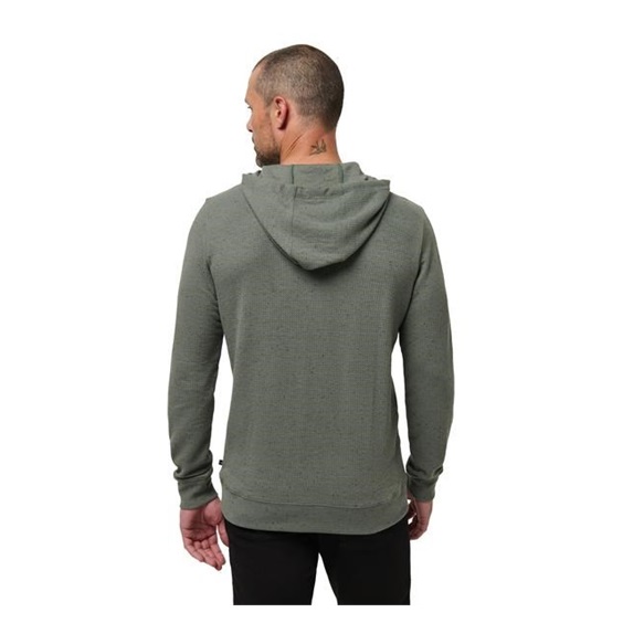 Travis Mathew Cloud Wafle Herren Sweatshirt, dark olive