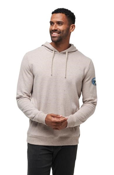 Travis Mathew Cloud Wafle Herren Sweatshirt, oxford tan