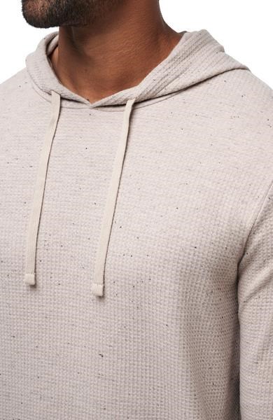 Travis Mathew Cloud Wafle Herren Sweatshirt, oxford tan