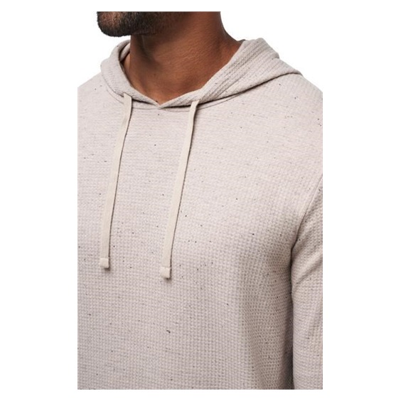 Travis Mathew Cloud Wafle Herren Sweatshirt, oxford tan