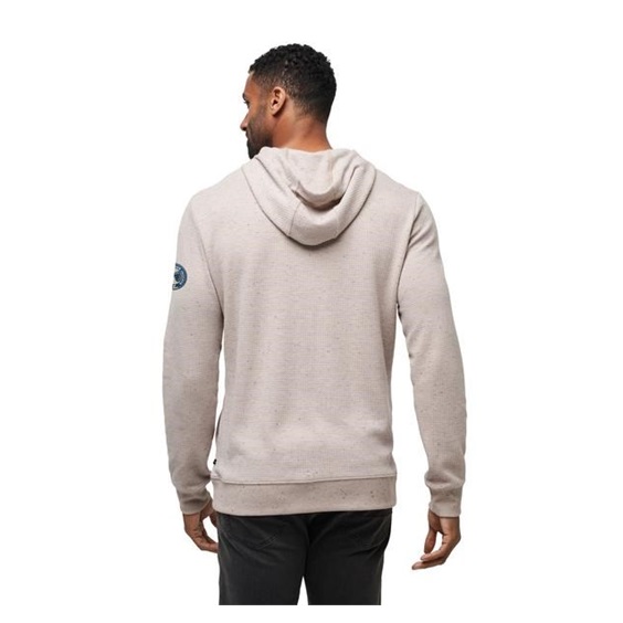 Travis Mathew Cloud Wafle Herren Sweatshirt, oxford tan