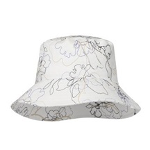 Travis Mathew Island Sol Damen Bucket Hut, weiss denim multi