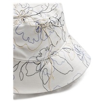 Travis Mathew Island Sol Damen Bucket Hut, weiss denim multi