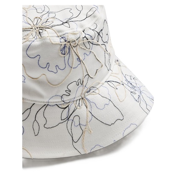 Travis Mathew Island Sol Damen Bucket Hut, weiss denim multi