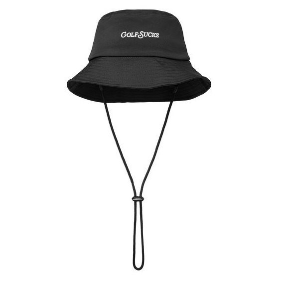 Travis Mathew Golf Sucks Bucket Hut, schwarz