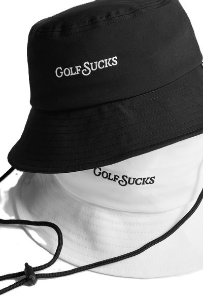 Travis Mathew Golf Sucks Bucket Hut, schwarz