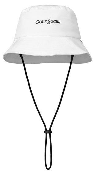 Travis Mathew Golf Sucks Bucket Hut, weiss